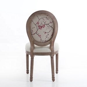 <span class=keywords><strong>Chaise</strong></span> de <span class=keywords><strong>salle</strong></span> à <span class=keywords><strong>manger</strong></span> en bois de style antique <span class=keywords><strong>Louis</strong></span> <span class=keywords><strong>XV</strong></span> avec tissu en coton imprimé fleur de prunier rouge pour <span class=keywords><strong>salle</strong></span> de bain ou parc d'appartement - Product Image 5