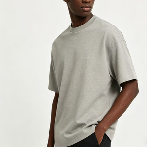 T-shirt SS25 300 g/m² à épaules tombantes, imprimé, épais, de luxe, en coton lourd vierge, qualité LOGO 1.1 - Product Image 1