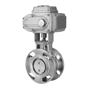 Válvula de Mariposa de Plástico PVC con Actuador Rotatorio Motorizado de 24V CC, Doble Brida, Asiento de Goma EPDM de 8 Pulgadas, COVNA DN200 - Product Image 2