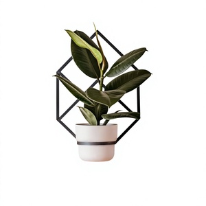 Pot de fleurs en céramique brillant et élégant pour la maison ou le bureau, idéal pour les petits jardins, pots de fleurs et décoration moderne Axiom Accents - Product Image 1