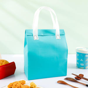 Bolsa no tejida personalizada, bolsas de mano recicladas, rosa, productos ecológicos, venta al por mayor, bolsa de compras reutilizable, logotipo personalizado - Product Image 6