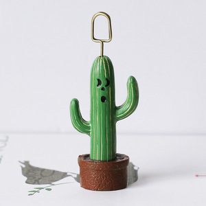 Penguin Watermelon Pineapple Resin Clip Holder Desktop Memo Dispenser Cartoon Decor Craft - Product Image 4