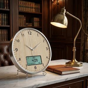 Horloge d'appel à la prière au design islamique moderne avec fonction DST et cadre en alliage d'aluminium, grand écran LCD numérique pour l'affichage des heures de prière avec support - Product Image 6