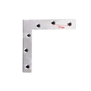 Soporte en forma de L de acero inoxidable 120x120x15mm, conector de esquina duradero para unión de muebles - Product Image 5