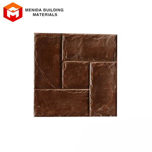 Molde de almohadilla de sello de estampado de cemento de hormigón marrón, tira de ladrillo de piedra Irregular, herramientas de poliuretano, sello de impresión de hormigón - Product Image 5
