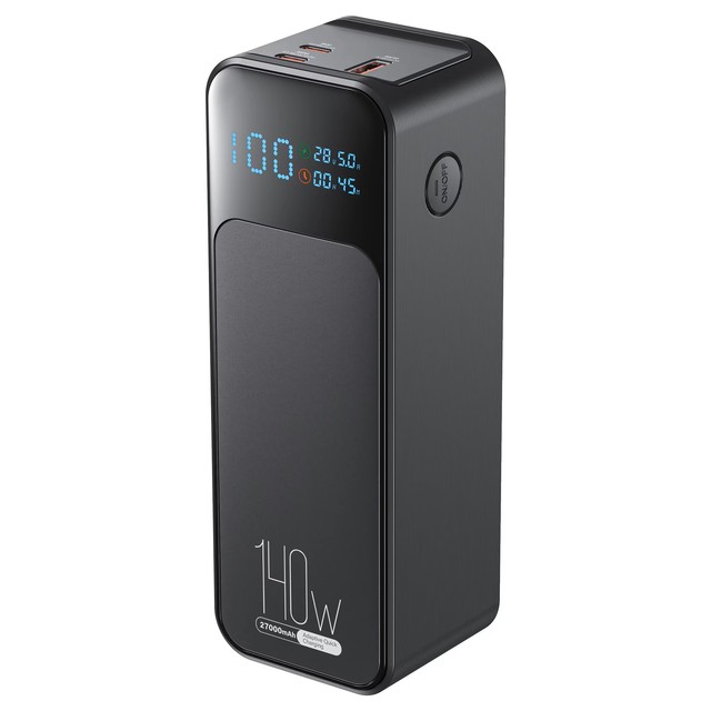 Large Capacity 27000mAh Laptop Power Bank PD 140W Fast Charging Portable Charger for Phone,Notebook,Tablet PC,3Years Warranty
