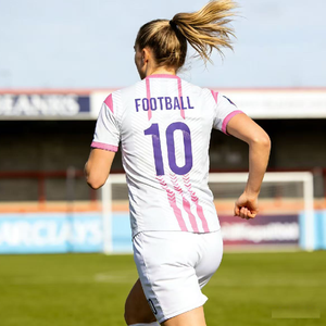 מדי כדורגל לנשים, חולצת כדורגל מבד פוליאסטר נושם, חולצת ספורט לנשים, חולצות כדורגל - Product Image 3