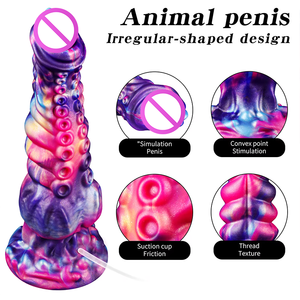 Dildo géant en silicone, plug anal, stimulateur de prostate, ventouses pour hommes et femmes, jouet pour adultes, plug fessier large - Product Image 3
