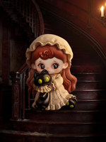 Boîte Mystère Tarti Ghost in Hotel Blind Box Figurine d'Action Gothique Fantôme Boîte Mystère Ornements de Collection Jouets d'Halloween en Cadeau