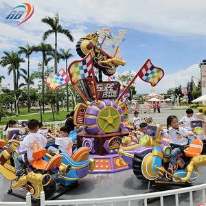 Nouvelles attractions de parc d'attractions au design innovant, fabricant de manèges familiaux, jeux de motos Whirlwind à vendre - Product Image 5