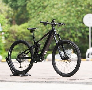 Vélo électrique tout-terrain TWITTER EM6 48V 500W Bafang Mid Drive avec suspension intégrale, M6250/12S, tige de selle sans fil - Product Image 2