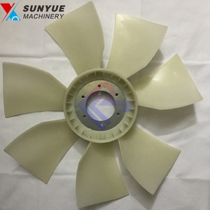 ใบมีดพัดลมระบายความร้อนเครื่องยนต์ J05E สำหรับ kobelco 200-8 SK210LC-8 SK215SRLC รถขุด VH163063000A VHS163063000 16306-3000A S1630-63000 - Product Image 3