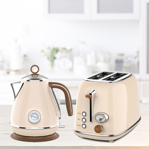 Classic Toaster Bread Multifunction Kitchen <strong>Small</strong> Appliances Electric <strong>Kettle</strong> and Toaster Set - Product Image 5