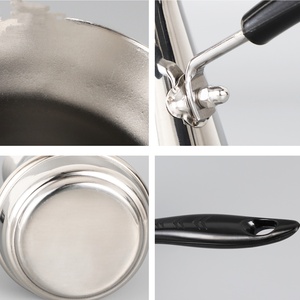 Cafetières en acier inoxydable de différentes tailles, <span class=keywords><strong>mousseur</strong></span> à <span class=keywords><strong>lait</strong></span> avec poignée, idéal pour la maison, les sorties et le camping - Product Image 5