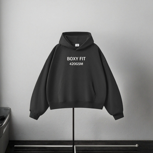 เสื้อฮู้ดดี้กราฟิกขายส่ง ทรงโอเวอร์ไซส์ ลายบาติก ผ้าฝ้าย 100% เสื้อพูลโอเวอร์ผู้ชาย สั่งซื้อจำนวนมาก ผลิตจำนวนน้อย จัดส่งรวดเร็ว รับออกแบบตามสั่ง - Product Image 3
