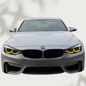 Adatto per Gruppo Fari DRL Modificati per <span class=keywords><strong>BMW</strong></span> Serie 4 13-20, Bianco/Giallo con Occhi Giallo Dorato 6000k, Faro Anteriore - Product Image 6