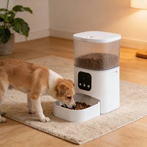 Alimentador Automático para Mascotas de Marca Propia, Dispensador Inteligente de Comida para Mascotas, Comederos de Acero Inoxidable para Mascotas - Product Image 1