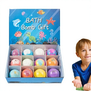 ลูกบอลเกลืออาบน้ำสูตรระเบิดขายดี ชุดเกลือทะเลสำหรับอ่างอาบน้ำในกล่อง - Product Image 1