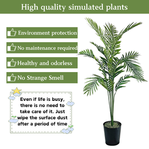 Girasol disperso grande, plantas verdes simuladas, decoración interior del hogar con palmeras biomiméticas, paisaje de jardín de plástico - Product Image 3