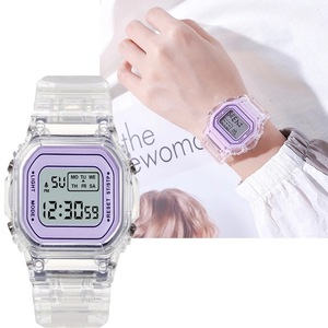 <span class=keywords><strong>Montre</strong></span> numérique LED tendance, lumineuse, étanche, pour enfants, <span class=keywords><strong>montre</strong></span> de sport, alarme, boîtier carré, <span class=keywords><strong>montre</strong></span> électronique, cadeau pour adultes et enfants - Product Image 6