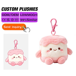 Gantungan Kunci Boneka Astronot Custom 12cm Lucu Warna Abu-abu Mint Isi Kapas PP Lembut OEM ODM 100 Pcs MOQ untuk Gantungan Tas Grosir - Product Image 2
