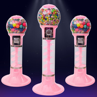 Machine à bonbons en spirale en promotion, 1,5 mètre de haut, distributeur de bonbons et de capsules de jouets à monnayeur pour centres commerciaux et parcs