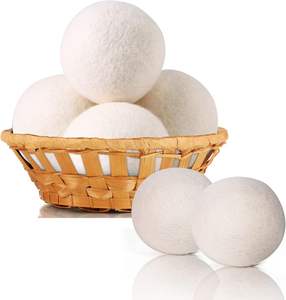 Adoucissant pour linge en tissu naturel réutilisable écologique biologique, boules de séchage en laine saines, haute efficacité - Product Image 5