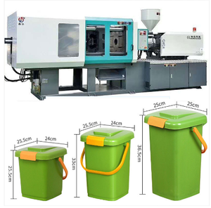 ماكينات القولبة بالحقن لصنع سلة المهملات والحاويات من النفايات البلاستيكية الخضراء لإعادة التدوير في الأماكن المفتوحة سعة 120 لترًا و240 لترًا - Product Image 1