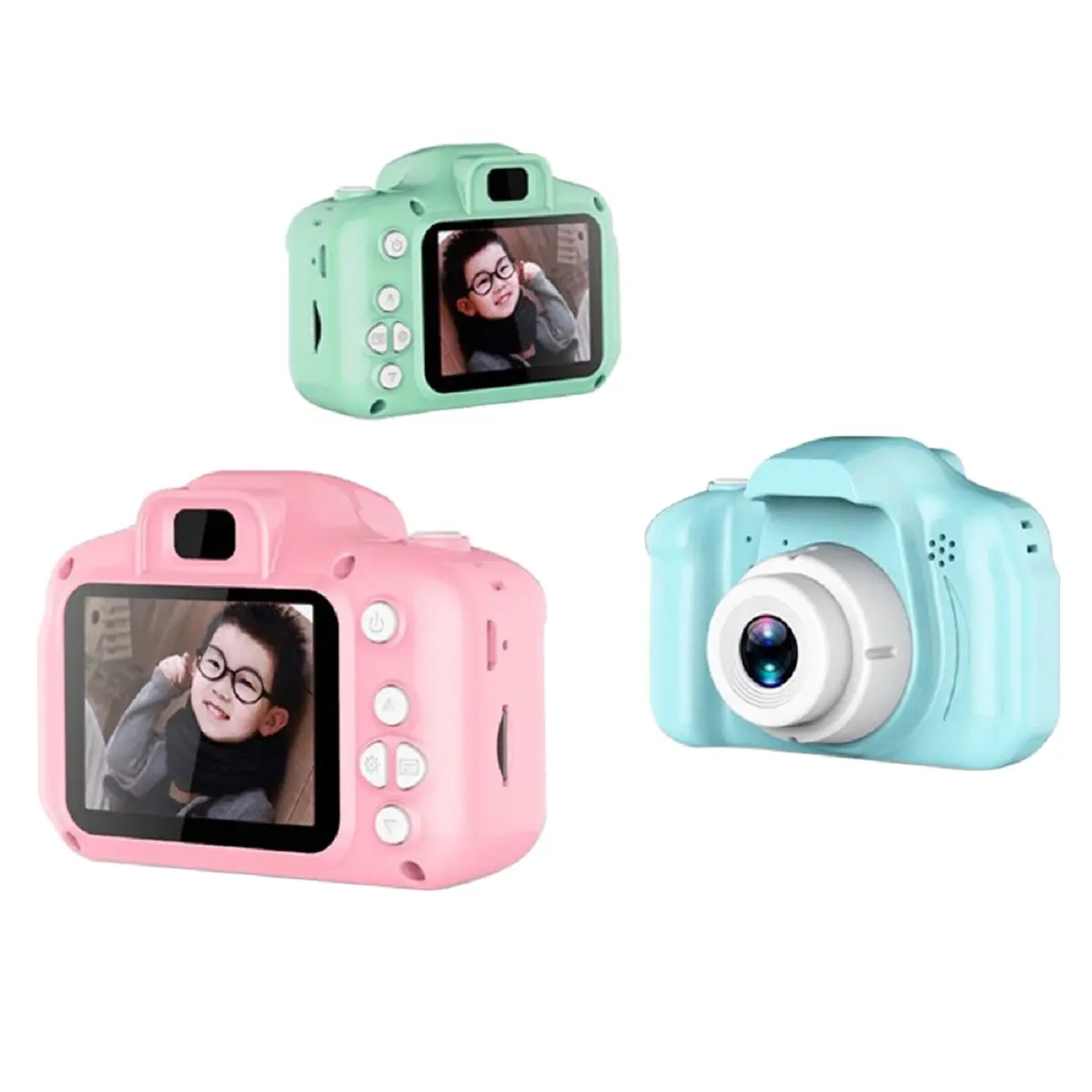 2022 nuovo Design 2.0 pollici bambini Mini fotocamera digitale giocattolo videocamera per bambini Full HD 1080p