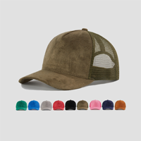 Gorra de béisbol informal de gamuza unisex con logotipo personalizado bordado 3D toalla logotipo goma PVC logotipo