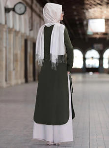 Vestido islámico Abaya musulmán <span class=keywords><strong>ropa</strong></span> de mujer Abaya largo musulmán <span class=keywords><strong>ropa</strong></span> de Oriente Medio <span class=keywords><strong>moda</strong></span> Hui vestido de noche traje conjunto de 2 piezas - Product Image 3