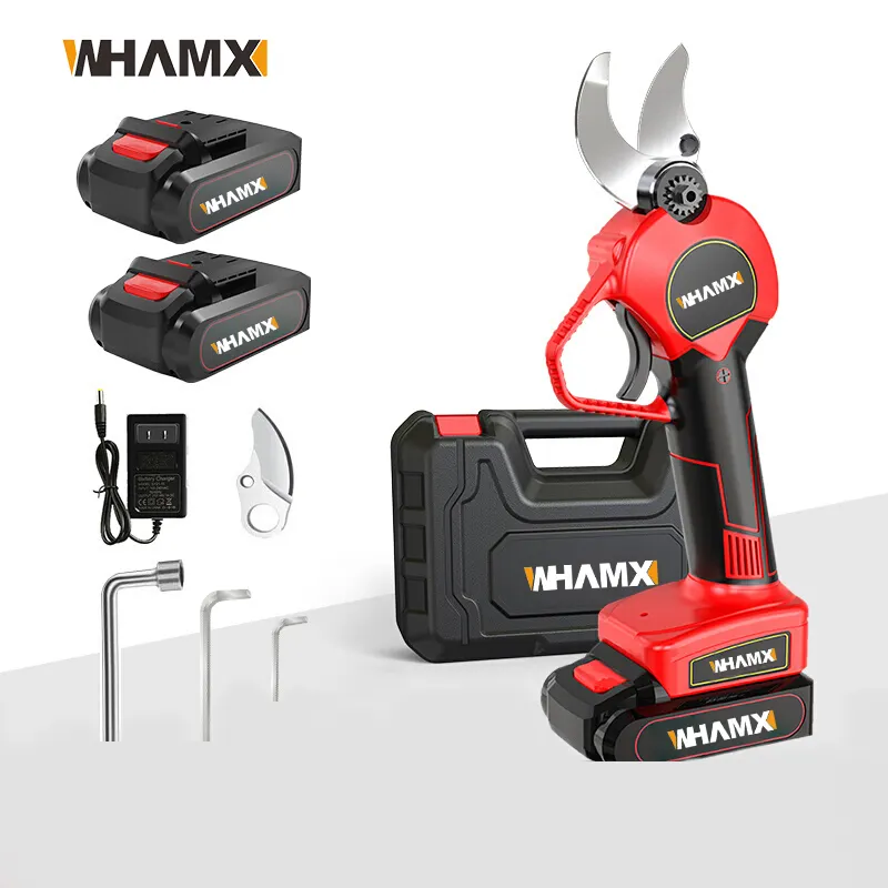 WHAMX 21V Sécateur professionnel à batterie électrique pour jardins