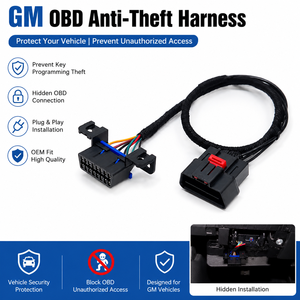 Harnais <span class=keywords><strong>antivol</strong></span> OBD pour véhicules <span class=keywords><strong>Audi</strong></span> et VW, harnais d'extension de sécurité OBD2 pour voiture, OEM ODM - Product Image 2