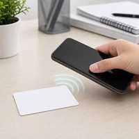 Weiße NTAG 213 NFC PVC Smart Card 13,56MHz Kontaktlose Inkjet RFID Blanko-Karte