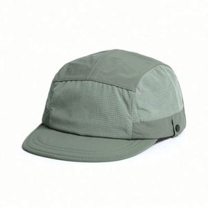 Lightweight Breathable Quick-drying Spliced Baseball Cap Unisex Common Canvas Four Seasons Outdoor Leisure Sun <b>Hat</b> <b>Flat</b> Brim Cap - Product Image 5