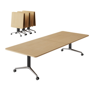 Mesa de Conferencia Shuo Ran 2400x1200mm con Bordes de MFC para Sala de Reuniones - Product Image 5