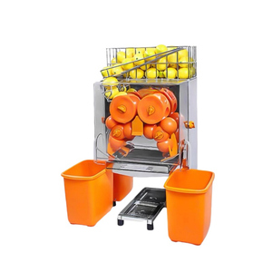 Nouvelle machine à jus d'orange automatique en acier inoxydable pour usage commercial, restaurant, moteur électrique 120W, 20 oranges/minute, 1 - Product Image 1