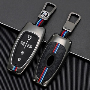 Étui de protection en alliage de zinc pour clé de voiture Hyundai Tucson NX4 2020 2021 2022 2023, accessoires, porte-clés, pièces de style automobile - Product Image 1