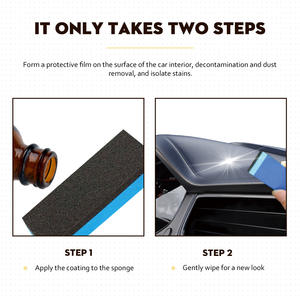 Agente de Revestimento para Renovação de Plástico de Interior de Carro 30ml, Prevenção de Poeira, Polimento, Instrumento de Renovação de Painéis e Assentos - Product Image 5