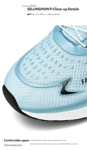 <span class=keywords><strong>รองเท้า</strong></span>วิ่งผู้ชายสำหรับฤดูร้อน รุ่นใหม่ปี 2026 ปุ่มหมุน ระบายอากาศได้ดี ผ้าตาข่ายด้านบน ลายเรียบ พื้นหนาแบบป๊อปคอร์น - Product Image 4