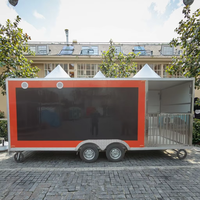 Oriental Shimao Fast Food Trailer à vendre équipé de toilettes et de crème glacée USA Food Truck remorquable