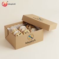Emballage de biscuits en gros, emballage de boulangerie, boîte à pâtisserie, boîte à gâteaux de luxe, boîte à pain, boîte à beignets, boîte à sushi, boîte à en-cas, boîte d'emballage en papier