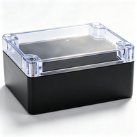 Caja de Conexiones Impermeable de ABS de 115x90x55 mm con Tapa Transparente de PC, IP65, Caja Eléctrica para Exteriores, Carcasa Universal para PCB, Caja para Proyectos