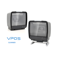 OEM gran suministro de escritorio 2D omnidireccional escáner de código de barras QR lector de código de barras con cable lector de código de barras