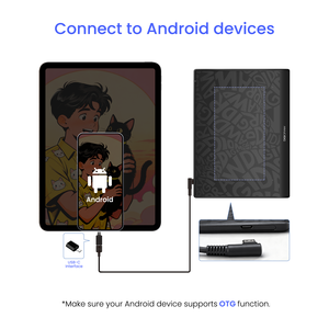 <span class=keywords><strong>Tablette</strong></span> graphique DigiDraw T410 16384 niveaux de pression, <span class=keywords><strong>tablette</strong></span> de dessin professionnelle filaire USB-C <span class=keywords><strong>pour</strong></span> enfants et débutants - Product Image 3