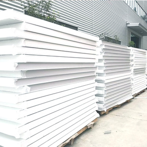 Aislado de la hoja de acero inoxidable EPS sándwich techo se paneles para habitación fría se - Product Image 1