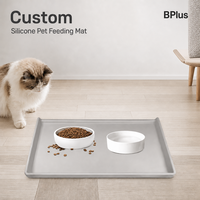 Tapis de protection imperméable en silicone BPlus pour animaux de compagnie – Surface facile à nettoyer – Protège les tapis et les sols durs des taches d'urine et des traces.