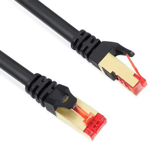 <span class=keywords><strong>Cable</strong></span> de Red Ethernet Cat7/Cat8 de 26 AWG, 50 m, PVC/LSZH, 0.5 m, 5 m, SSTP/FTP, <span class=keywords><strong>Trenzado</strong></span>, <span class=keywords><strong>RJ45</strong></span>, S/STP, Dorado, 100 m, para Comunicaciones - Product Image 2