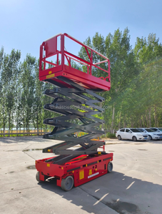 Xe nâng người tự hành dạng kéo cắt, nâng cao 10m, tải trọng 320kg, sử dụng pin, dành cho các công việc trên cao - Product Image 5