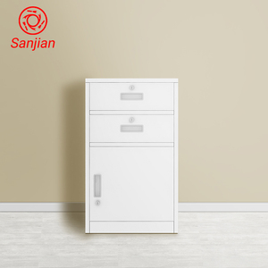 Sanjian Export Steel Small Size <strong>Low</strong> Height Filing Single Door with 2 Drawer Adjustable Shelves Steel Metal File <strong>Storage</strong> <strong>Cabinet</strong> - Product Image 3